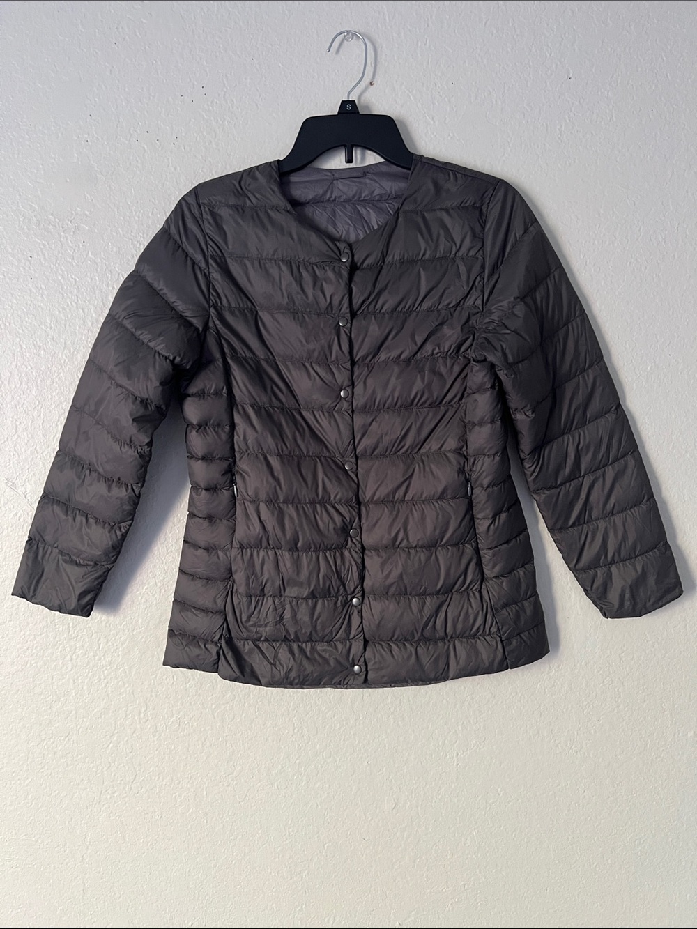 Like New! CLOSHHI Premium Lightweight Packable Quilted Jacket Dark Gray M